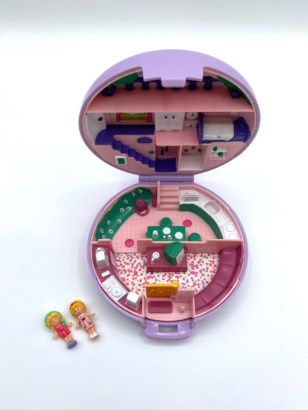 Polly Pocket Polly’s Studio Flat Compact Vintage 1989 Bluebird